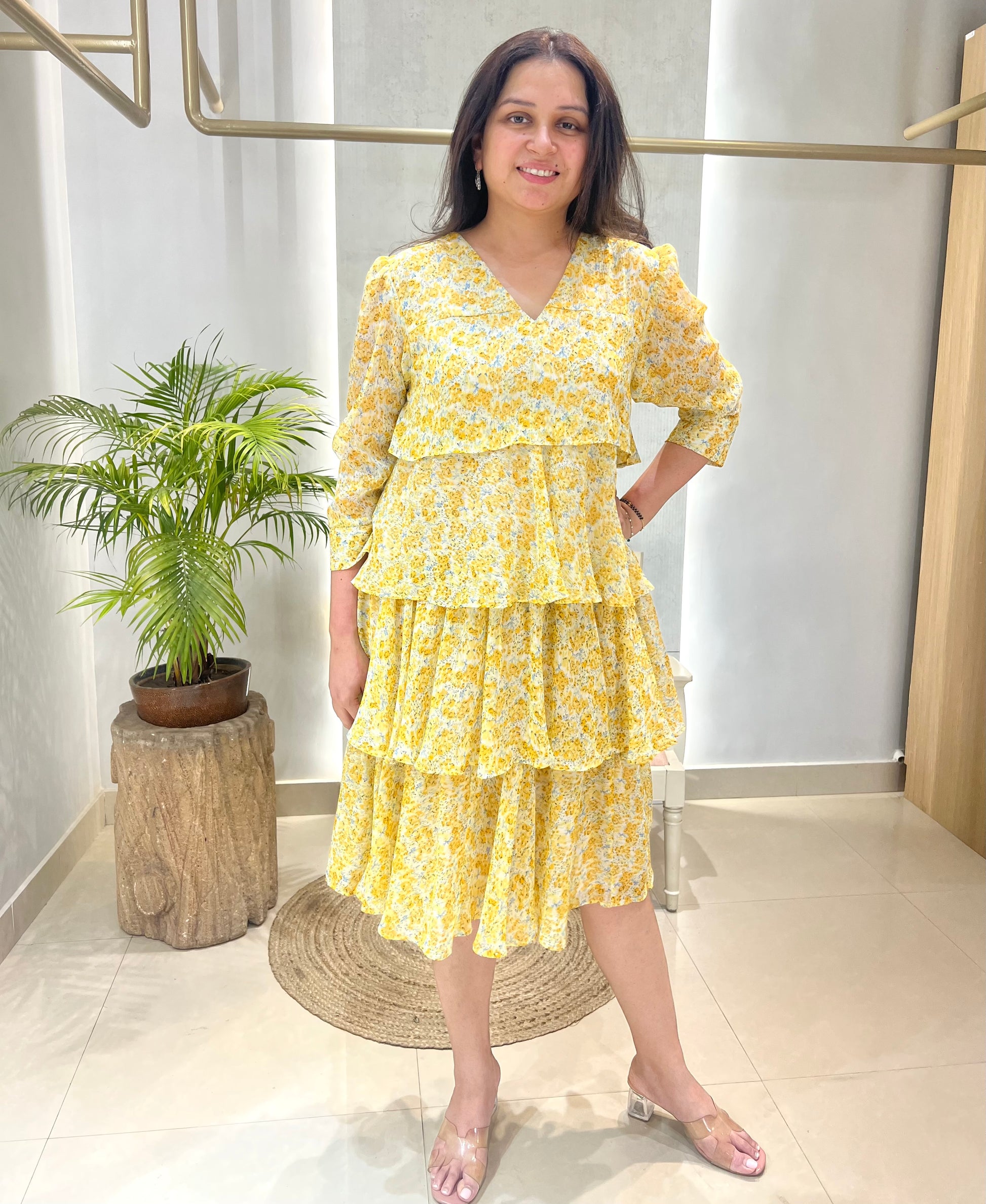 Sunlit Meadow Tiered Dress