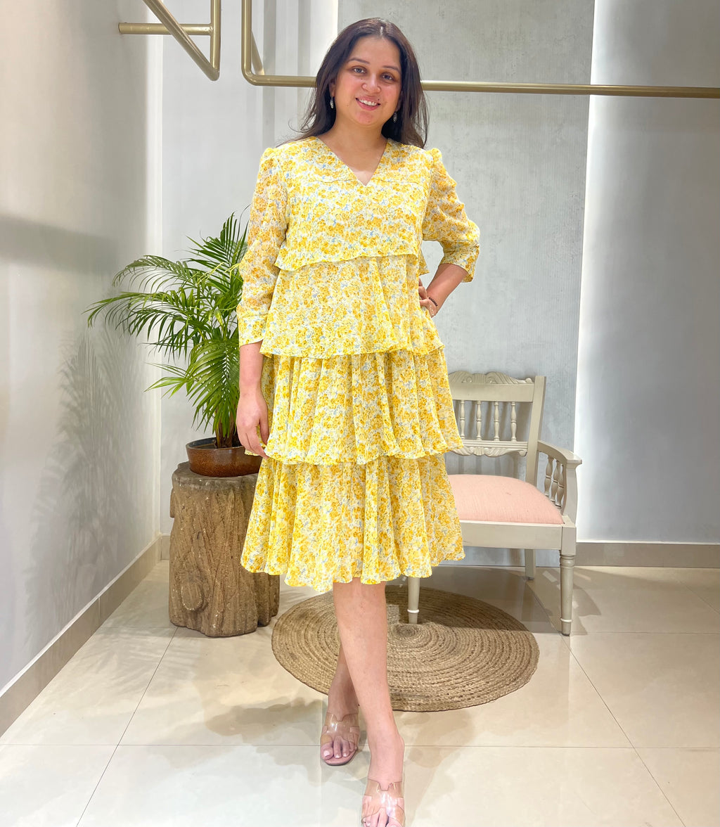 Sunlit Meadow Tiered Dress