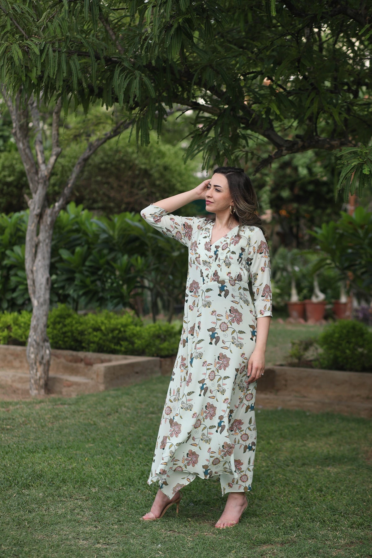 Spring Breeze Floral Midi