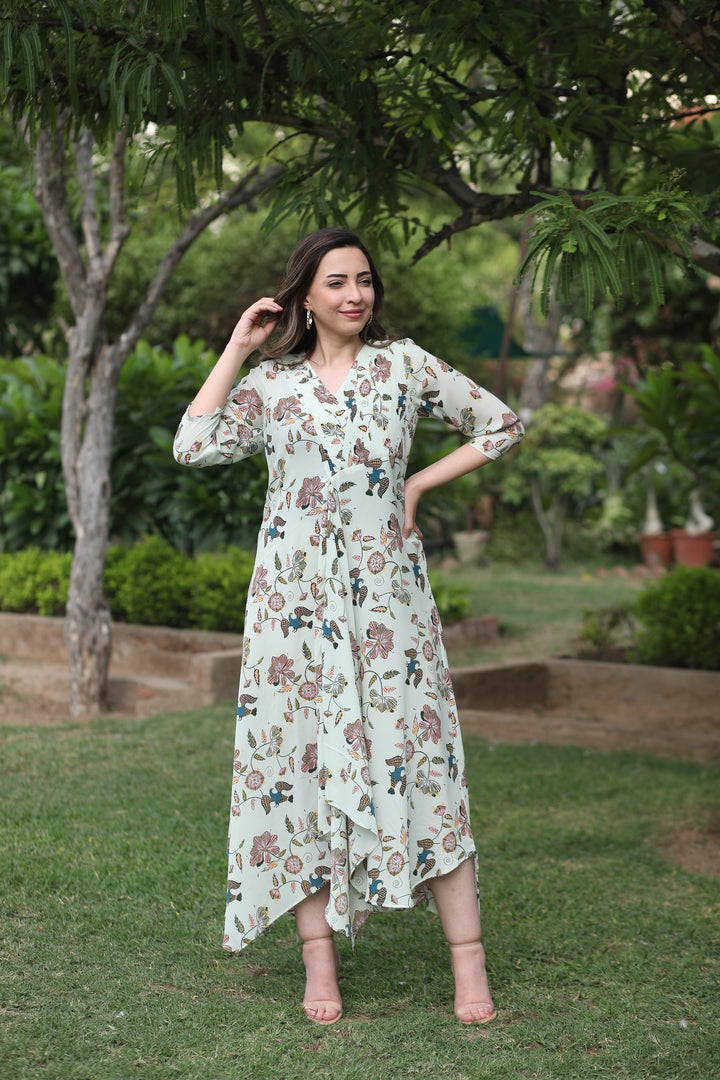Spring Breeze Floral Midi