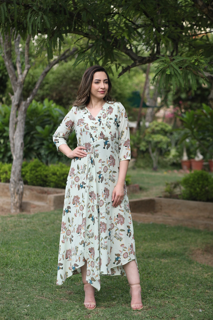 Spring Breeze Floral Midi