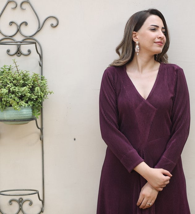 Majestic Pleat Midi