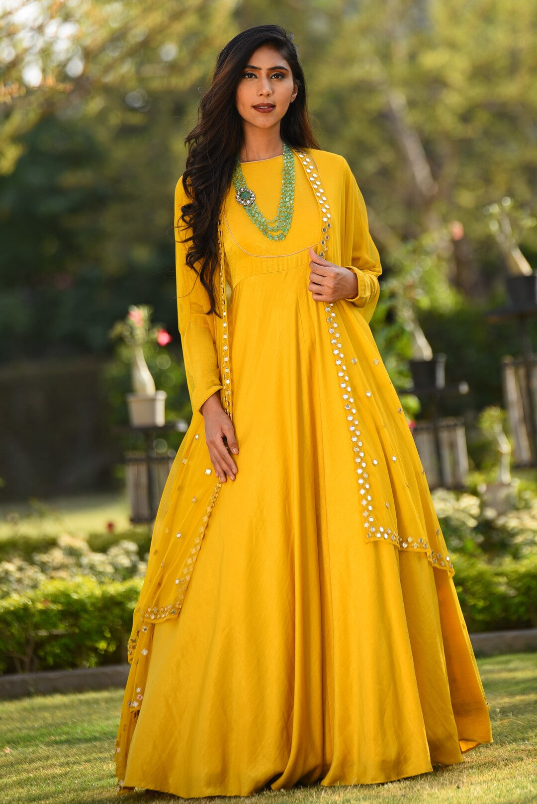 Gaba Yellow Long Dress