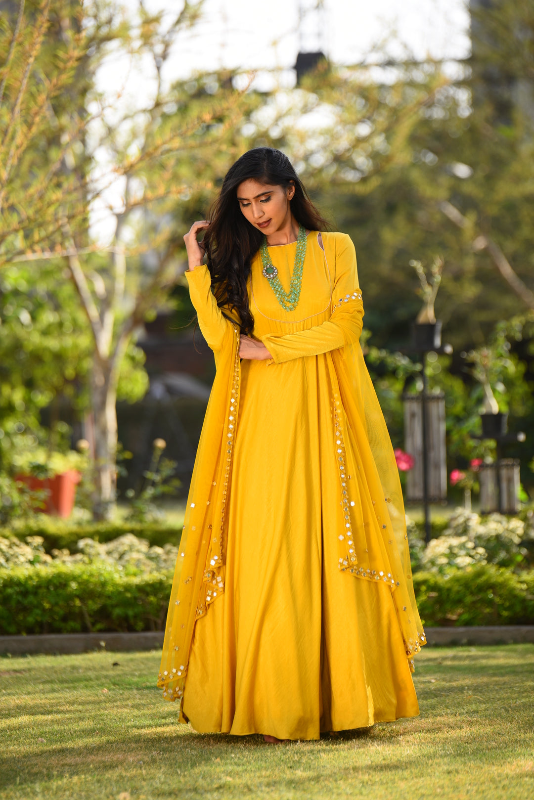 Gaba Yellow Long Dress