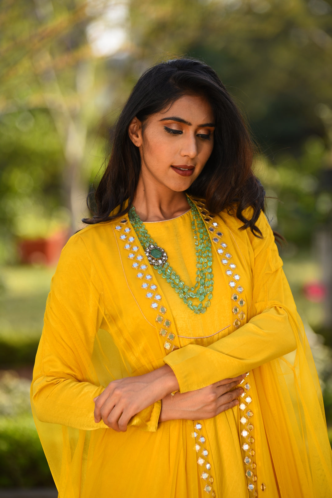Gaba Yellow Long Dress