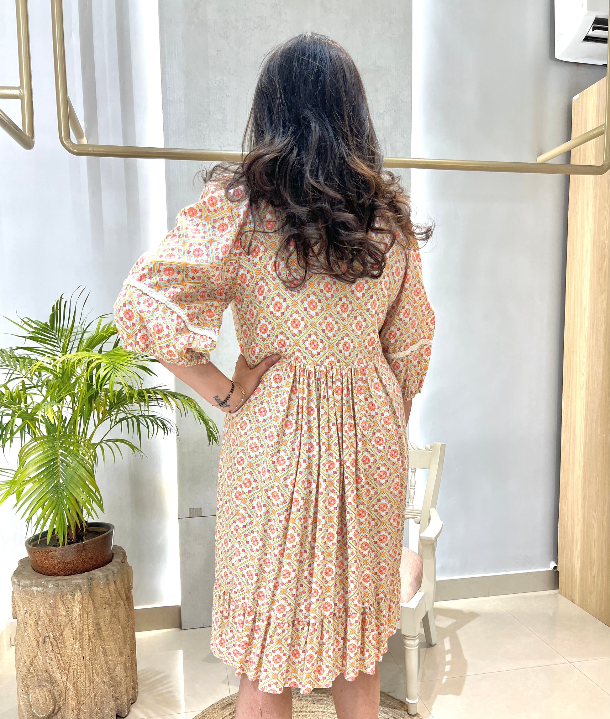 Sunrise Mosaic Dress