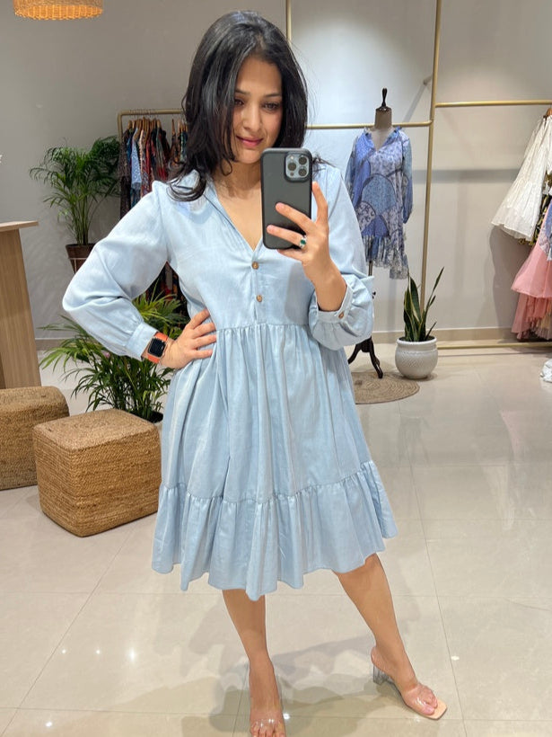Mist Blue Dress