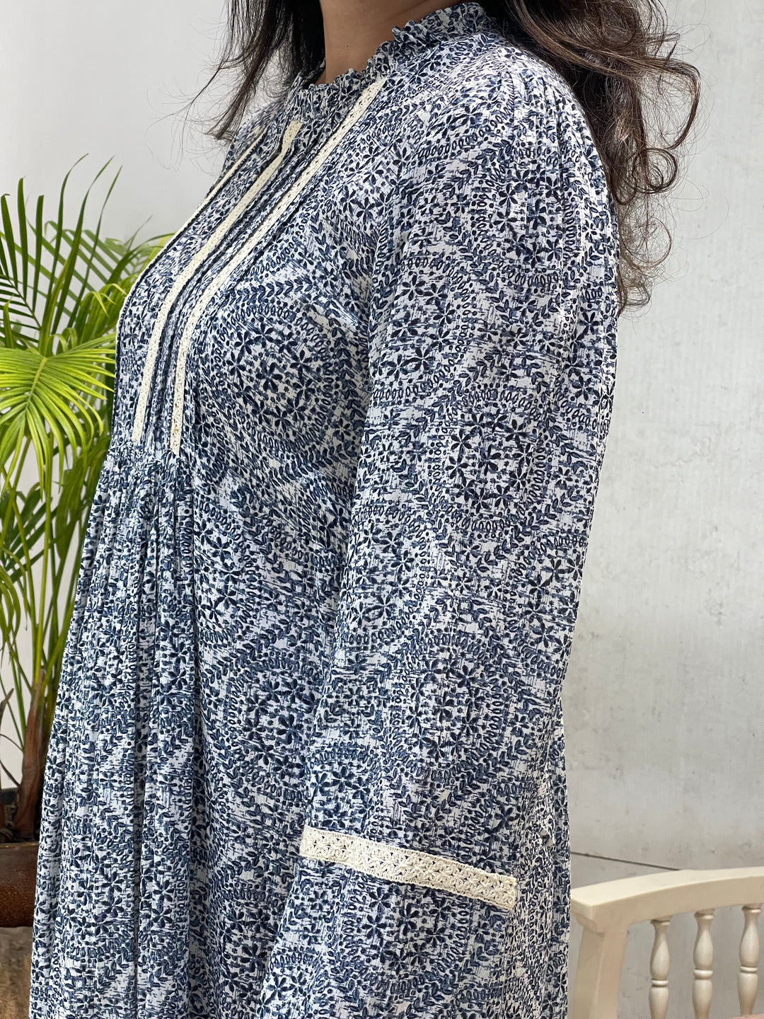 Bluebell Smock Puff Dress