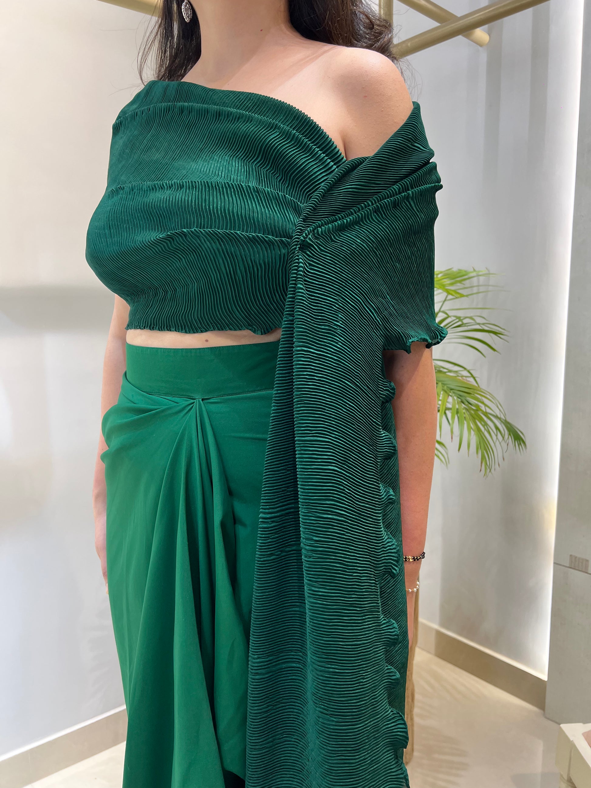 Emerald Echo Drape