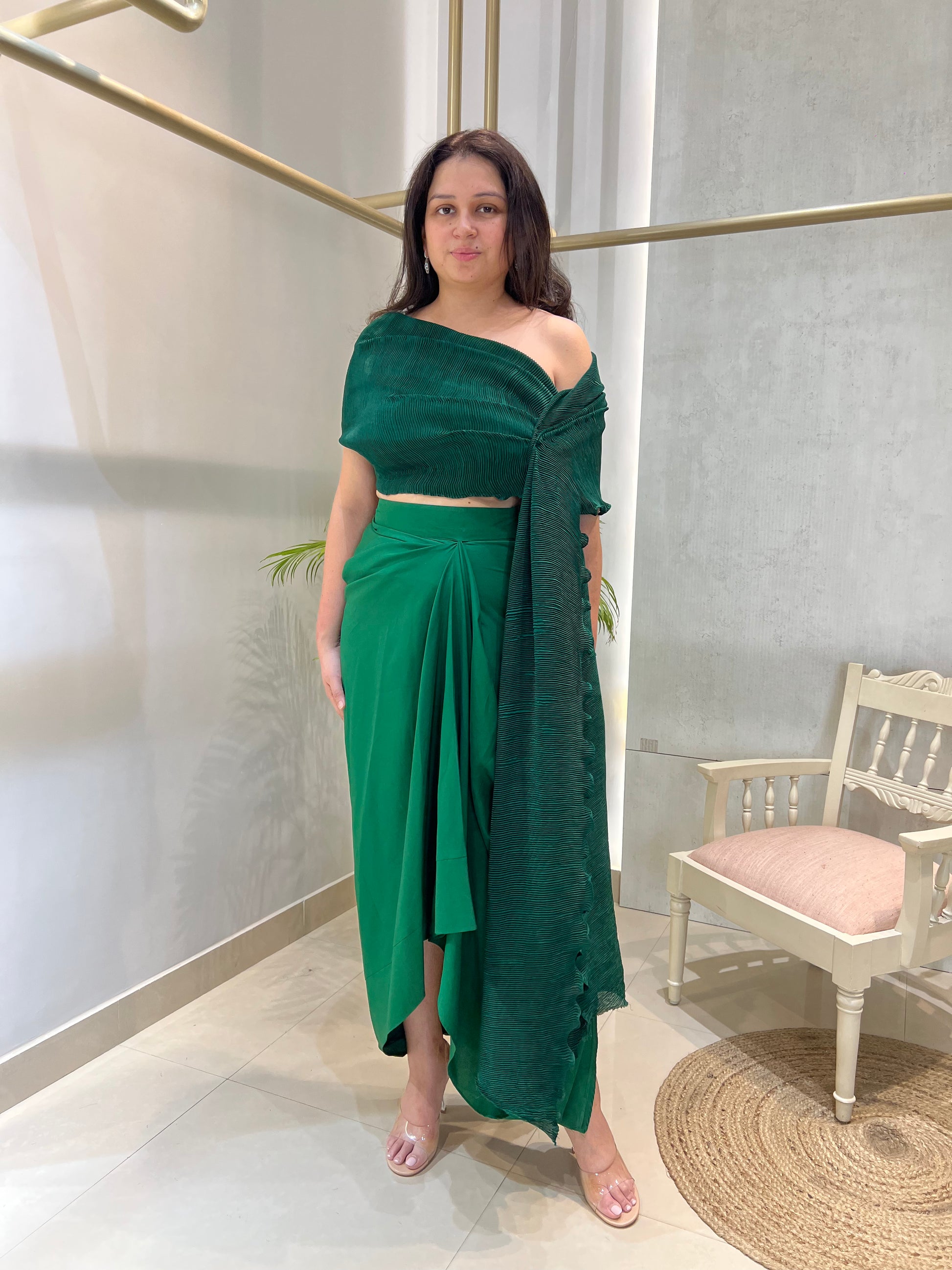 Emerald Echo Drape