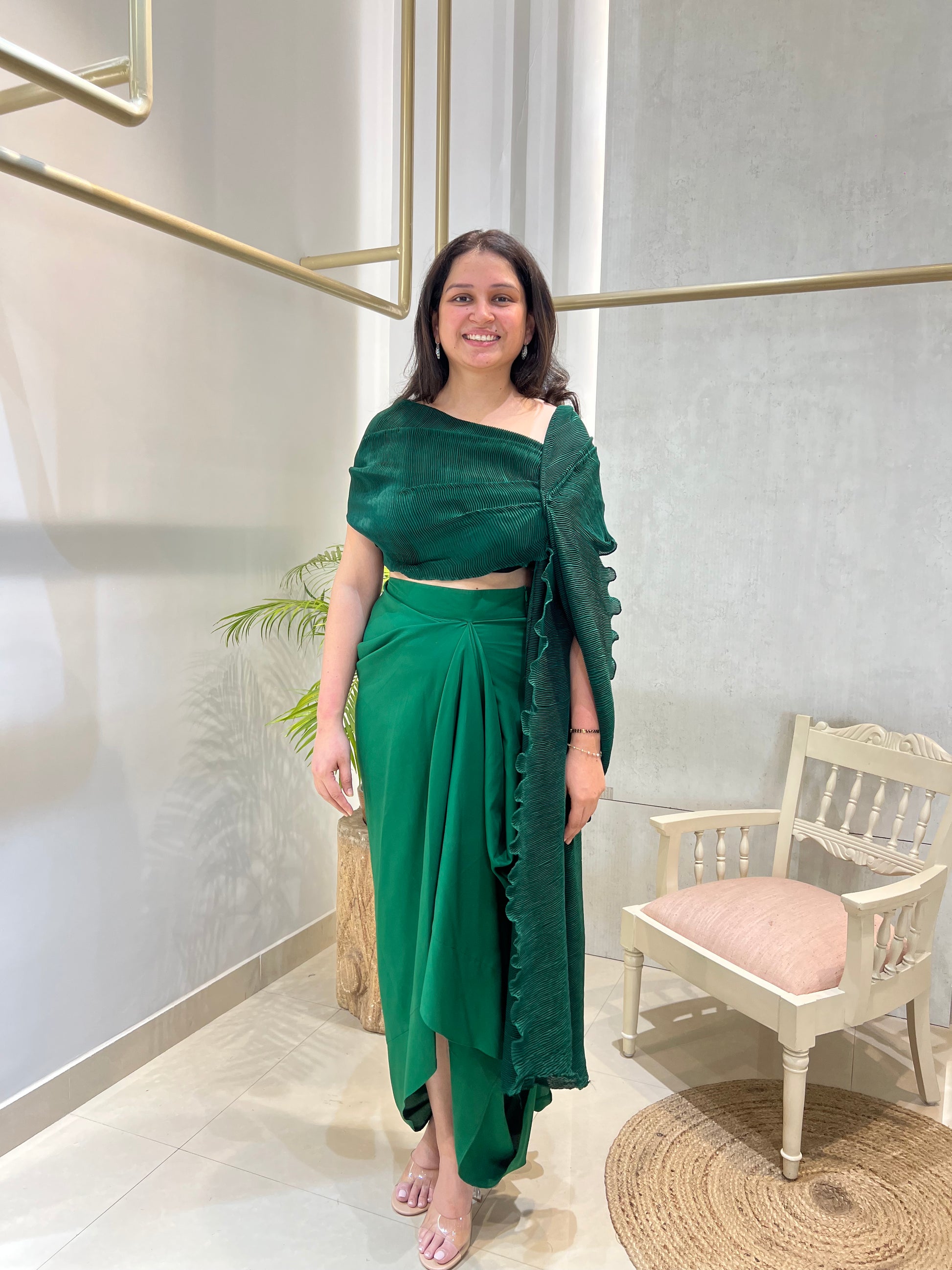 Emerald Echo Drape