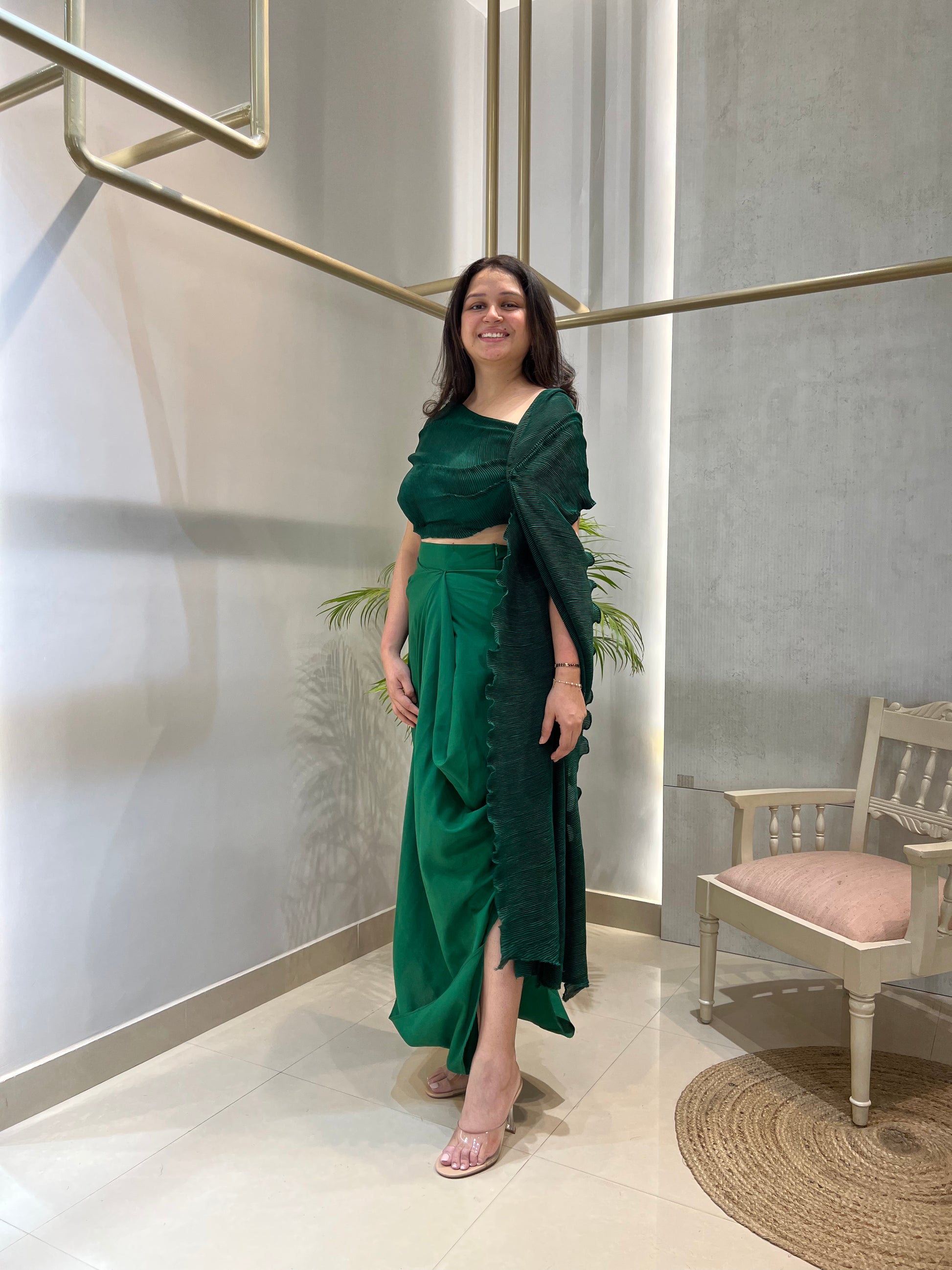 Emerald Echo Drape